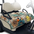thumbnail image 1 of Xixirimido Easy-carry Golf Cart Seat Covers, Portable Golf Cart Seat Towel Blanket Quilted with 4 Pockets Fits for EZGO, Yamaha, Club Car & More 2-Seat Carts, Dragonfly and Boho Mandala, 1 of 8