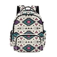 thumbnail image 1 of Xixirimido Ethnic Tribal & Geometric Print 17" Kids Backpack for Boys & Girls Large School Bags with Multi Pockets Elementary Middle High School Student Bookbag, 1 of 8