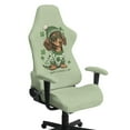 thumbnail image 1 of Xixirimido Gaming Chair Cover with Armrest Covers 3D Printed Stretch Removable Racing Computer Chair Slipcover Set Washable 4 Pieces, Dachshund Shamrock Green, 1 of 8