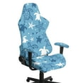 thumbnail image 1 of Xixirimido Gaming Chair Covers Slipcovers, 4-Piece Stretchable Elastic Computer Reclining Gaming Chair Seat Cover with Armrest Covers, Sea Turtle Starfish Blue, 1 of 8