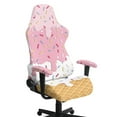 thumbnail image 1 of Xixirimido Gaming Chair Seat Cover Breathable Game Chair Slipcovers with Armrest Covers Non-slip Covers for Swivel Gaming Armchair, Ice Cream Print, 1 of 8