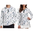 thumbnail image 1 of Xixirimido Golf Balls Club White Matching Golf Shirts for Couples Long Sleeve Matching Couple Golf Shirts 1/4 Zip Quick Dry Stretch Athletic Tops Sportswear for Men Women XL, 1 of 7