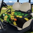 thumbnail image 1 of Xixirimido Golf Cart Seat Covers, Golf Cart Seat Towel Blanket with 4 Front Pockets Fits for EZGO Yamaha Club Car & More 2 Person Seats Golf Carts, Jamaican Flag, 1 of 8