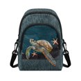 thumbnail image 1 of Xixirimido Gray Sea Turtle Starfish Pattern Small Sling Bag for Women Crossbody Bags with Adjustable Strap Cell Phone Purse Fanny Pack Chest Bag for Travel Hiking, 1 of 7