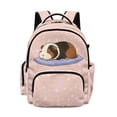 thumbnail image 1 of Xixirimido Guinea Pig Stars Print 17" Kids Backpack for Girls Large School Bags for Middle/High School Students Multi-pocket Book Bag for Elementary, 1 of 8