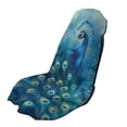 thumbnail image 1 of Xixirimido Gym Car Seat Cover Towel Sweatproof Protector for Post-Workout Large Universal Front Seat Mat Non-Slip for Cars, Trucks, SUVs, Blue Peacock, 1 of 8