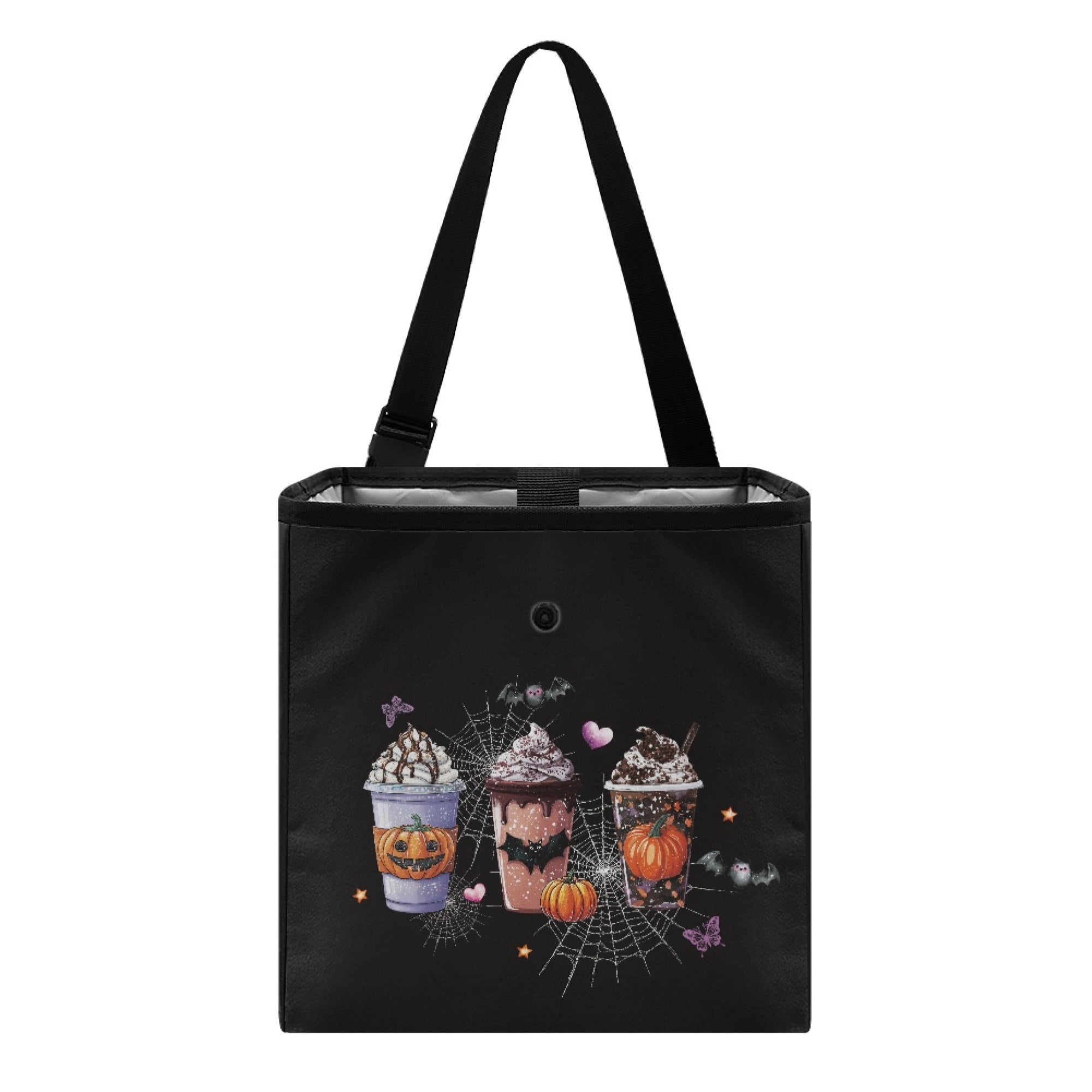 Xixirimido Halloween Themed Car Trash Can Hanging Trash Bin Leak-Proof  Collapsible Car Garbage Bag, Car Accessories 2 Gal Large Capacity  Multipurpose ..., image size:2000x2000