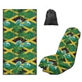 thumbnail image 1 of Xixirimido Jamaican Flag Palm Tree Universal Car Towel Seat Cover for Post Gym Workout Swimming Running Soft Breathable Automotive Front Seat Protector Car Accessories, 1 of 8