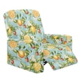 thumbnail image 1 of Xixirimido Lemon Strawberry Floral Blue Pattern Recliner Slipcovers 4-Pieces Lazyboy Covers Couch Chair Cover Non Slip Reclining with Storage Pockets Furniture Protector for Home Living Room, 1 of 8