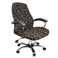 thumbnail image 1 of Xixirimido Leopard Design Office Chair Covers, Stretch Computer Chair Cover, Universal Boss Chair Covers Rotating Chair High Back Chair Slipcover for Home Office, Large, 1 of 6