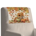thumbnail image 1 of Xixirimido Maple Leaf Sunflower Pumpkin Fall Pattern Non Slip Recliner Headrest Protector Leather Headrest Covers for Recliner Chair Waterproof Couch Head Rest Covers for Sofa, 1Pcs, 1 of 7
