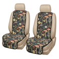 thumbnail image 1 of Xixirimido Mushroom Dragonfly Daisy Car Seat Covers 2 Piece Seat Protector, Soft Quilted Car Seat Cushion Covers, Universal Fit for Car SUV Truck, Front Seat Covers, Non-slip, Side Airbag Compatible, 1 of 7