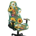thumbnail image 1 of Xixirimido Office Computer Game Chair Covers Stretchy Polyester Armchair Slipcovers for Reclining Racing Gaming Chair with Armrest Covers, Vibrant Daisy Flower, 1 of 8