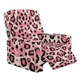 thumbnail image 1 of Xixirimido Pink Cheetah Leopard Pattern Recliner Slipcovers 4 Pieces Stretch Lazyboy Recliner Chair Cover Non Slip Recliner Couch Covers with Storage Pockets Furniture Protector, 1 of 8