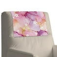 thumbnail image 1 of Xixirimido Pink Marble Stars Print Recliner Headrest Protector Leather Headrest Cover for Recliner Chair Sofa Couch Head Covers for Sofa Furniture Protectors, 2Pcs, 1 of 7