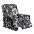 thumbnail image 1 of Xixirimido Polynesian Tribe Floral Pattern Recliner Chair Cover, 4-Pieces Stretch Recliner Covers for Recliner Chair Soft Reclining Chair Slipcover Furniture Protector for Pets Kids, 1 of 8