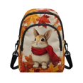 thumbnail image 1 of Xixirimido Rabbit Fall Maple Leaf Pattern Small Sling Bag for Women Crossbody Bags with Adjustable Strap Cell Phone Purse Fanny Pack Chest Bag for Travel Hiking, 1 of 7