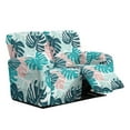 thumbnail image 1 of Xixirimido Recliner Loveseat Cover Non-Slip Reclining Couch Covers for 2 Seat, Recliner Sofa Cover Furniture Protector with Pockets for Kids, Pets, Abstract Palm Leaf, 1 of 8