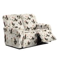 thumbnail image 1 of Xixirimido Recliner Loveseat Cover Non-Slip Reclining Couch Covers for 2 Seat, Recliner Sofa Cover Furniture Protector with Pockets for Kids, Pets, Chicken Roosters, 1 of 8