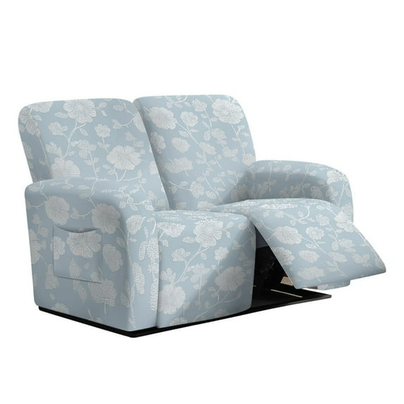 Xixirimido Recliner Sofa Covers Recliner Chair Covers Loveseat Recliner Slipcovers with Pockets Washable Furniture Protector with Elastic Bottom, Vintage Ditsy Floral