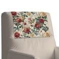 thumbnail image 1 of Xixirimido Red Yellow Roses Pattern Headrest Cover for Recliner Chair Leather Sofa Headrest Cover Head Protector Furniture Protector for Recliner Sofa Slipcovers, 2Pcs, 1 of 7