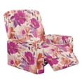 thumbnail image 1 of Xixirimido Retro Colorful Peony Floral Recliner Chair Cover 4-Pieces Lazyboy Cover for Recliner Chair with Storage Pockets Furniture Protector for Living Room Printed Sofa Slipcover, 1 of 8
