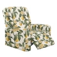 thumbnail image 1 of Xixirimido Retro Lemons Floral Pattern Printed Recliner Slipcover Stretch Reclining Chair Covers 4 Pieces Non Slip Recliner Sofa Slipcovers with Pocket Lazy Boy Chair Cover for Pet Kid, 1 of 8