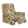 thumbnail image 1 of Xixirimido Rooster Eggs Retro Sunflower Pattern 4 Piece Recliner Chair Cover Stretch Lazy Boy Chair Covers with Pockets Soft Reclining Sofa Slipcovers Furniture Protector with Elastic Bottom, 1 of 8