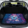thumbnail image 1 of Xixirimido SUV Cargo Liner Car Trunk Mat Universal Trim-to-Fit All Weather Cargo Mats for Most Car Model Trunk Liner Floor Mat Cargo Cover, Butterfly and Daisy Flowers, 1 of 7
