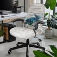 thumbnail image 1 of Xixirimido Sea Turtle Board Print Stretch Office Chair Cover Computer Chair Cover for Armrest Chair Universal Rotating Boss Chair Slipcovers High Back Desk Chair Seat Protector, Large, 1 of 6