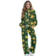 thumbnail image 1 of Xixirimido Shamrock Stripes Print Womens Sweatsuits 2 Piece Lounge Sets Fall Fashion Outfit Long Sleeve Sweatshirt Wide Leg Sweatpants for St. Patrick’s Day Tracksuit Sets, X-Large, 1 of 7
