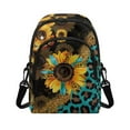 thumbnail image 1 of Xixirimido Small Crossbody Purses Bags for Women Men Travel, Chest Sling Bag Women Casual Cross Body Bag Sling Backpack, Sunflower and Leopard, 1 of 7
