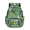 thumbnail image 1 of Xixirimido Soccer Ball Score a Goal Print Kids Backpack for Boys Girls Elementary Students Bookbag Middle High School Bag Lightweight Backpacks Laptop Bag 17", 1 of 8