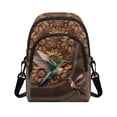 thumbnail image 1 of Xixirimido Sunflower Hummingbird Pattern Small Crossbody Purses Bags for Women Men Travel, Chest Sling Bag Women Casual Cross Body Bag Sling Backpack, Brown, 1 of 7