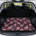 thumbnail image 1 of Xixirimido Universal Car Trunk Mat All Weather Trunk Protection Cargo Liner, Durable Non-slip Cargo Mat Rear Trunk Liner Car Accessories, Pink Cherry Blossom, 1 of 7