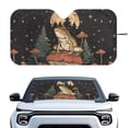 thumbnail image 1 of Xixirimido Windshield Sun Shade for Car SUV Truck Foldable Sunshade for Car Windshield Block UV Rays Keep Your Vehicle Cool Car Interior Accessories, Frog Mushroom Starry Night, 1 of 8