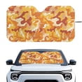 thumbnail image 1 of Xixirimido Windshield Sunshade for Car Foldable Front Window Cover Sun Shade Sun Visor Block UV Rays Universal Fit Automotive Accessories, Camouflage Orange, 1 of 8