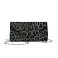 thumbnail image 1 of Xixirimido Women Clutch Bag Elegant PU Leather Evening Bags Envelope Handbags Clutch Purse with Detachable Chain for Party Wedding Prom, Black Leopard, 1 of 7