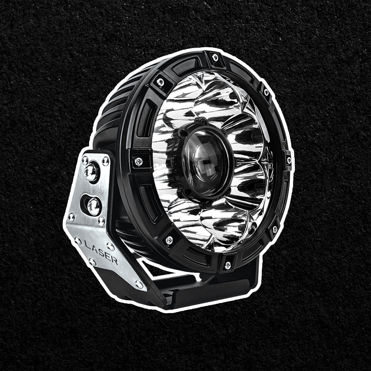 Xk Glow XKLAS7IN 7In Spot Light With Laser Beam