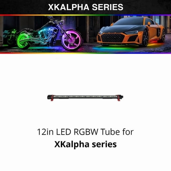 Xkglow AP-T-12 XKAlpha RGMW 12" Add-On RGBW Car LED Strip