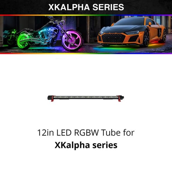 Xkglow AP-T-12 XKAlpha RGMW 12" Add-On RGBW Car LED Strip