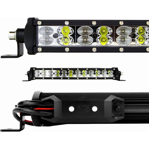 14" RGBW Light Bar High Power Offroad Work/Hunting Light w/Built-in XKchrom