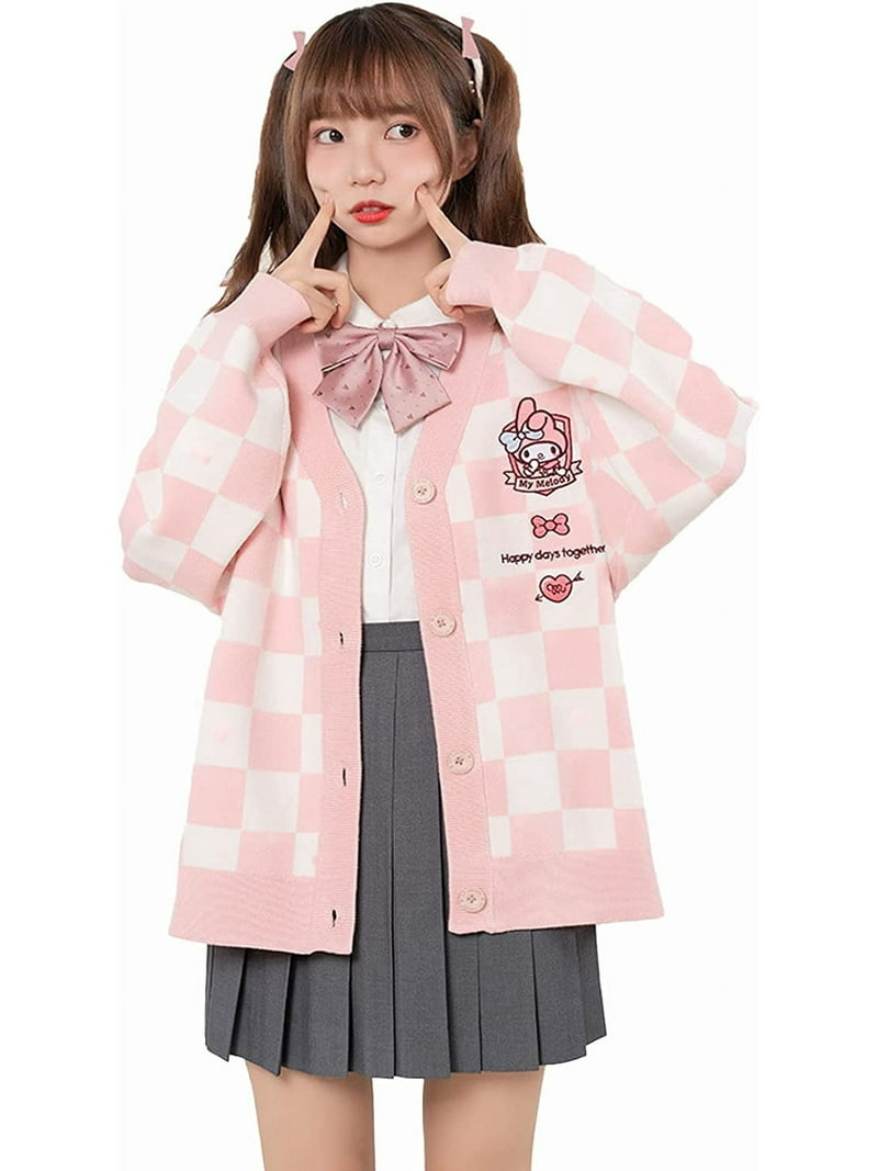 mideal 【plaid pattern cardigan PINK】 Pink Plaid Knit Cardigan | Women's Fall Outerwear | Katydid