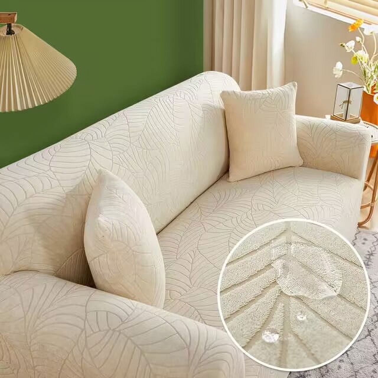 Xkiss Thick Jacquard Sofa Cover for Living Room Elastic Waterproof Sofa Cover 1 2 3 4 Seater L shaped Corner Sofa Cover Walmart