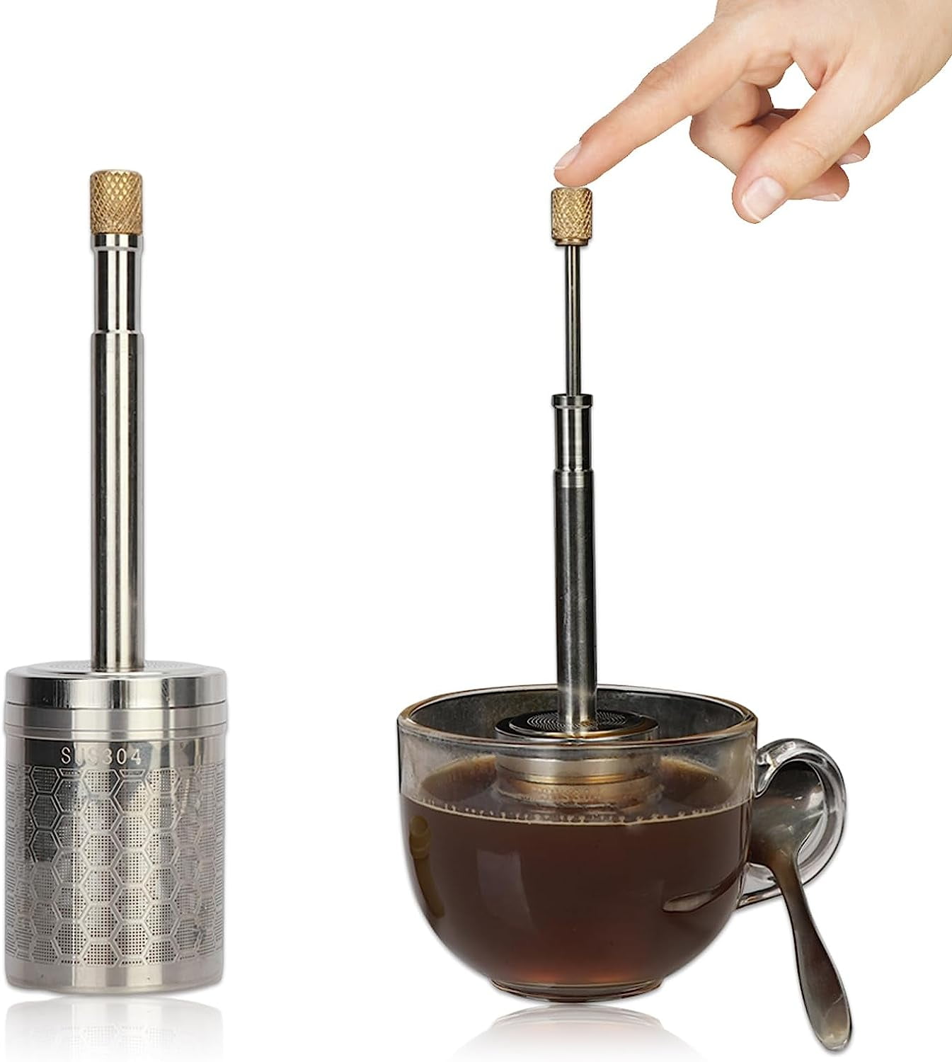 Xkiss Wear Resistant Stainless Steel French Press Coffee Maker