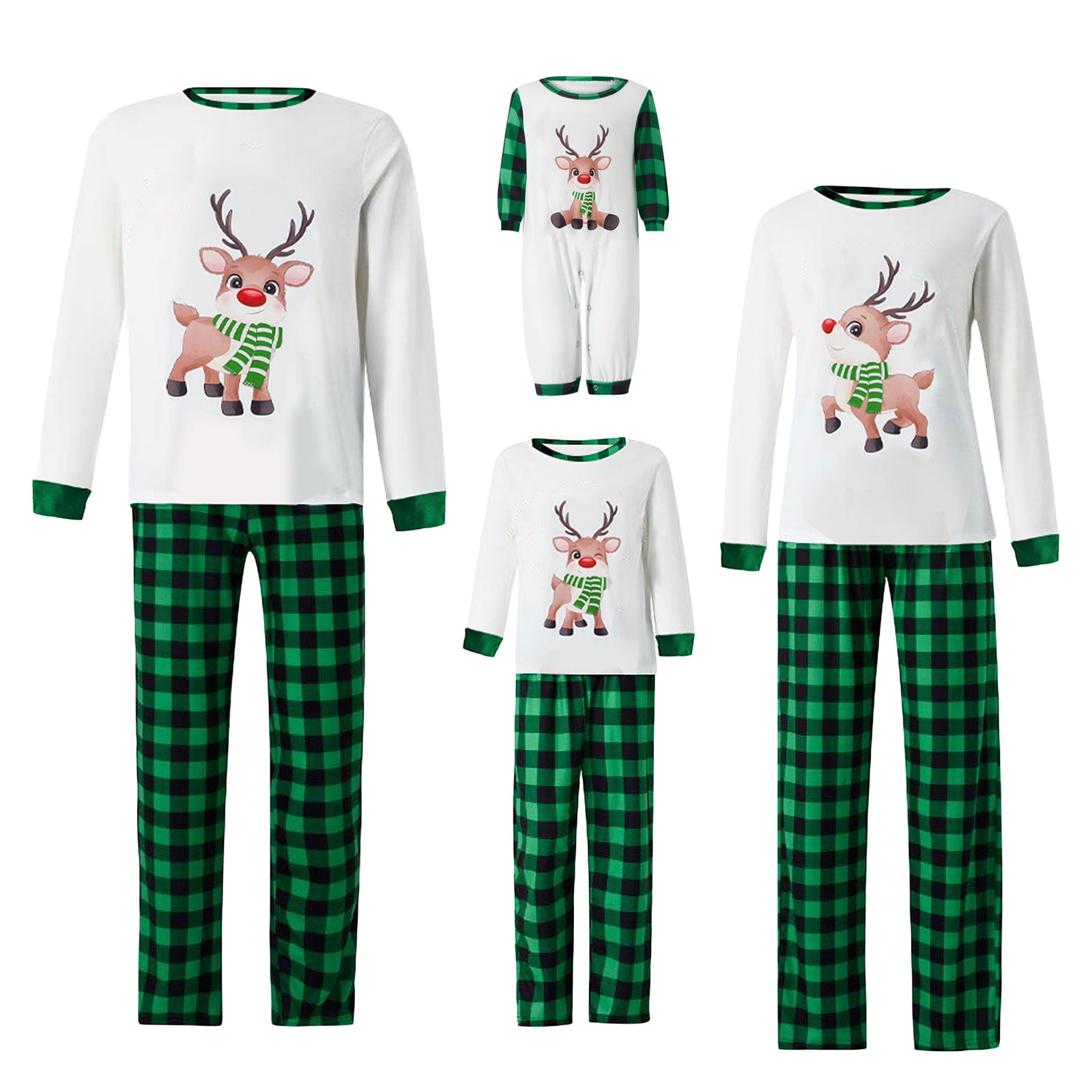 Xkwyshop Christmas Family Matching Pajamas Set for Family Men Women ...