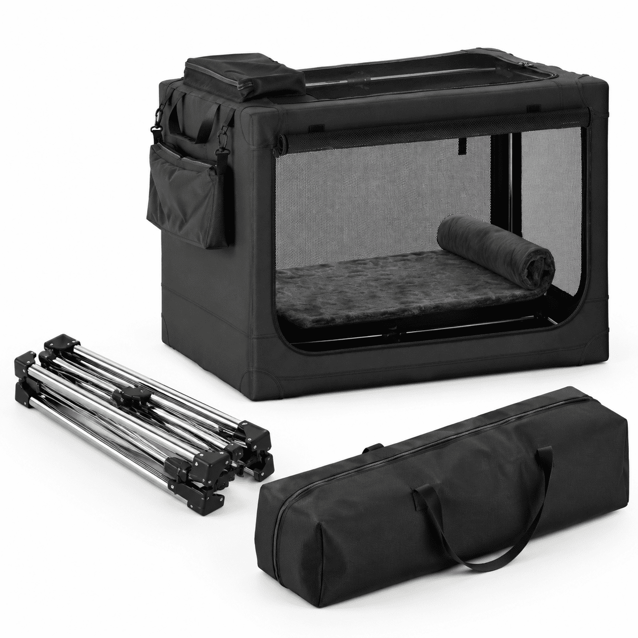 Xl Collapsible Dog Crate 36in Soft Large 900d Oxford - Walmart.com
