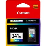 Canon CL-241 XL Genuine Color Ink Cartridge, Compatible with MG2120/3120/4120, MX512/432/472/372/392/522/532/452, MG2220/3220/4220/3520/3620, TS5120