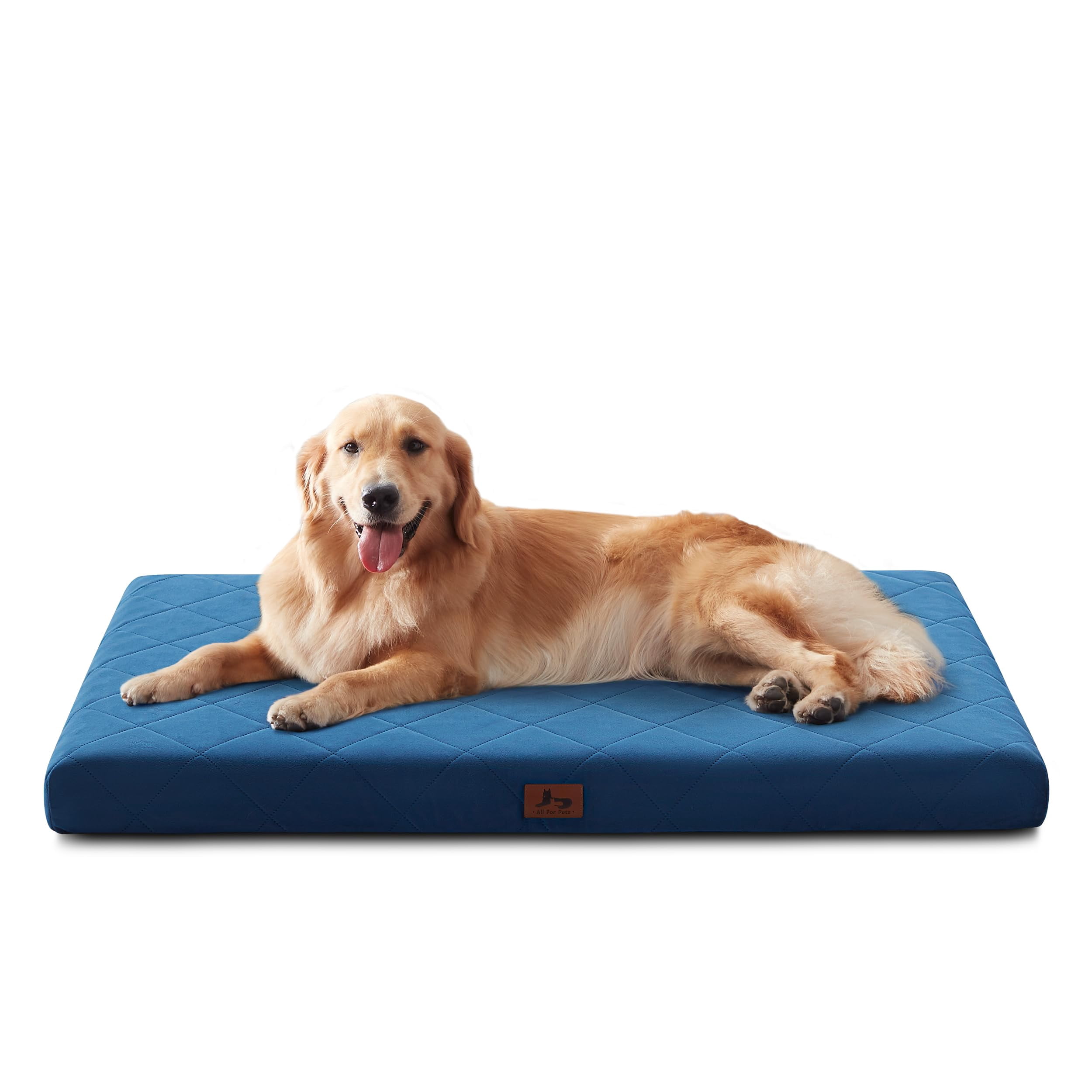 Xl Dog Bed Mat For Extra Large Dogs  Waterproof Crate With Removable Cover Washable Pet 41"x28" Not Chewers