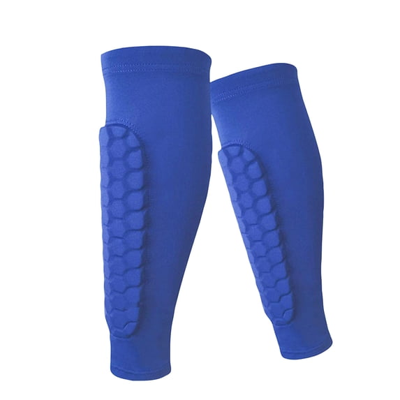 Xl Soccer Shin Guards With Pinch Padding, Lightweight Calf Compression Sleeves For Soccer, Baseball, Boxing, Kickboxing, Mountain Biking And More Sports, Made From Premium Spandex